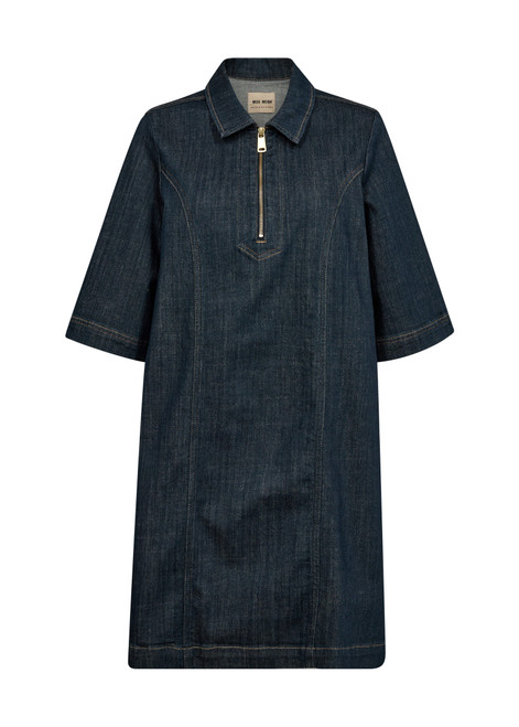 MOS MOSH Dark Blue Mmabigail Denim Dress | 168970