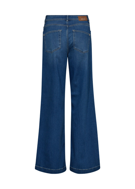 MOS MOSH Mid Blue Mmdara Deluxe Jeans | 166400 MOS MOSH Mid Blue Mmdara Deluxe Jeans | 166400