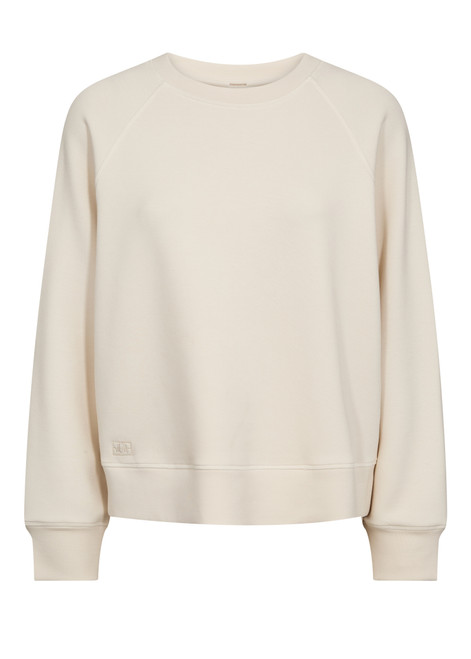 MOS MOSH Ecru Mmabello O-Ls Basic Sweatshirt | 168530 MOS MOSH Ecru Mmabello O-Ls Basic Sweatshirt | 168530