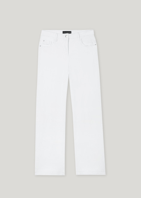 LUISA CERANO White Authentic Twill Denim | 618776/3675-0100