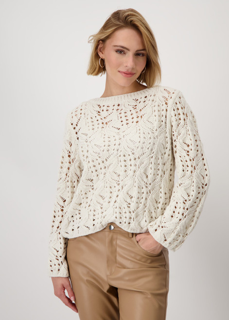 MONARI Beige Chenille Jumper | 409520
