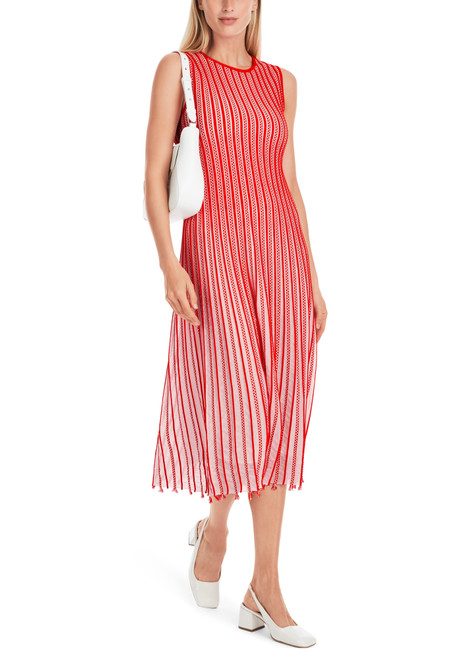 MARC CAIN COLLECTIONS Flame Red Rethink Together Knitted Dress | YC 21.26 M37 MARC CAIN COLLECTIONS Flame Red Rethink Together Knitted Dress | YC 21.26 M37