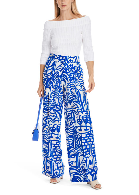 MARC CAIN COLLECTIONS Gentian Wichita Summery Trousers | YC 81.58 W79 MARC CAIN COLLECTIONS Gentian Wichita Summery Trousers | YC 81.58 W79