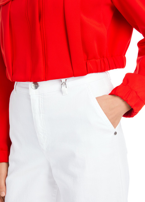 MARC CAIN COLLECTIONS White Wigan Rethink Together Jeans | YC 82.23 D64