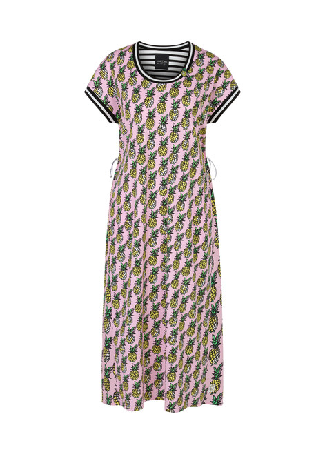 MARC CAIN SPORTS Fresh Pink Dress With Fruity Print | YS 21.62 J72 MARC CAIN SPORTS Fresh Pink Dress With Fruity Print | YS 21.62 J72