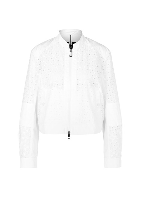 MARC CAIN SPORTS White Jacket With Lace Pattern | YS 31.20 W38 MARC CAIN SPORTS White Jacket With Lace Pattern | YS 31.20 W38