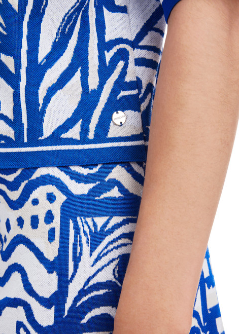 MARC CAIN COLLECTIONS Gentian Rethink Together Print Jumper | YC 41.36 M44