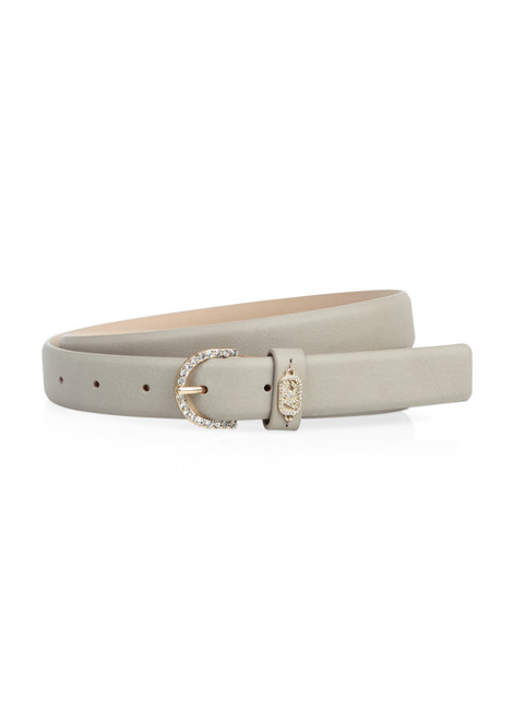 MARC CAIN COLLECTIONS Sage Powder Hip Belt With Rhinestone Buckle | YC G1.03 L45 MARC CAIN COLLECTIONS Sage Powder Hip Belt With Rhinestone Buckle | YC G1.03 L45