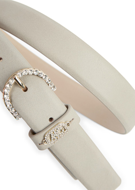 MARC CAIN COLLECTIONS Sage Powder Hip Belt With Rhinestone Buckle | YC G1.03 L45 MARC CAIN COLLECTIONS Sage Powder Hip Belt With Rhinestone Buckle | YC G1.03 L45