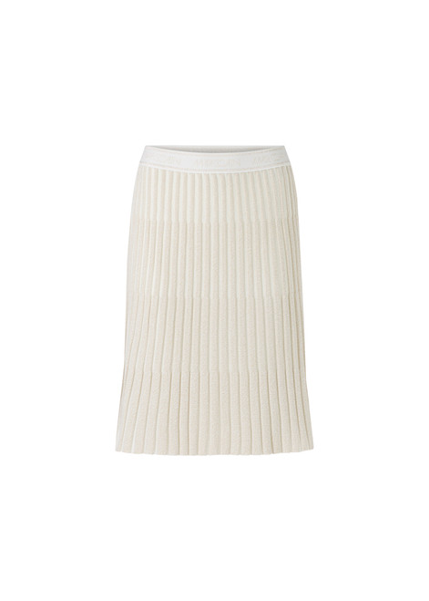 MARC CAIN COLLECTIONS Off-White Pleated Skirt - Knitted In Germany | YC 71.03 M10 MARC CAIN COLLECTIONS Off-White Pleated Skirt - Knitted In Germany | YC 71.03 M10
