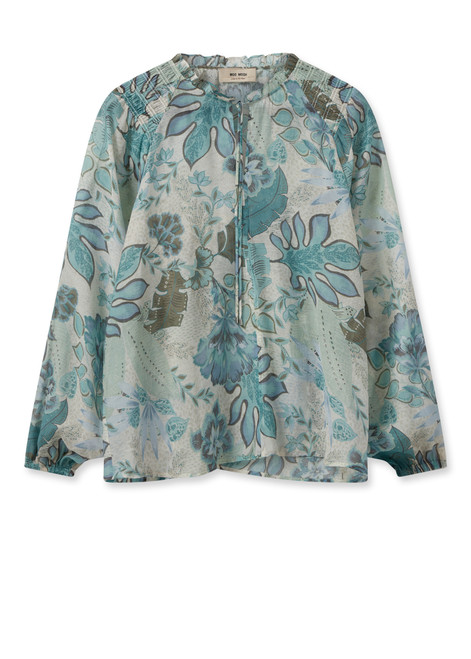 MOS MOSH Wasabi Mmeisa Sarasa Blouse | 159420 MOS MOSH Wasabi Mmeisa Sarasa Blouse | 159420