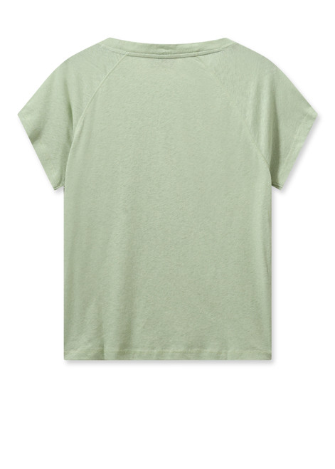 MOS MOSH Smoke Green Mmarmi O-Ss Tee | 160870