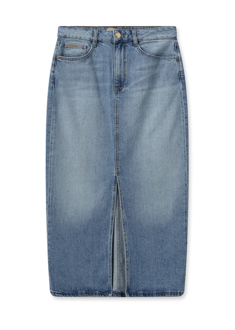 MOS MOSH Blue Mmmella Denim Skirt | 161200