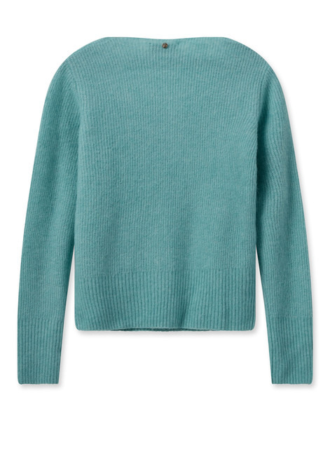 MOS MOSH Wasabi Mmthora Squareneck Knit | 159000 MOS MOSH Wasabi Mmthora Squareneck Knit | 159000