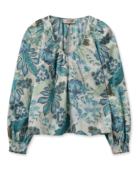 MOS MOSH Wasabi Mmalika Sarasa Blouse | 159370