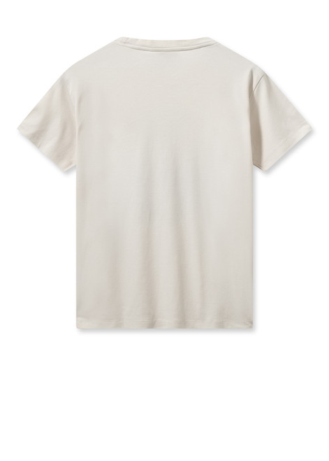 MOS MOSH Ecru Mmvicci O-Ss Stud Tee | 160830