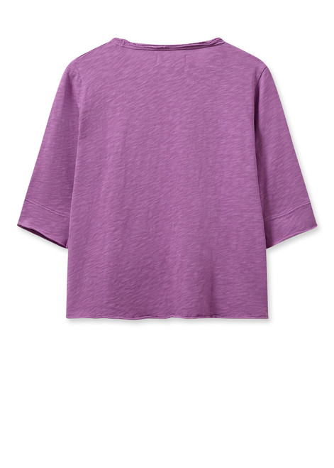 MOS MOSH Iris Orchid Mmzelma 3/4 Sleeve Tee | 160890