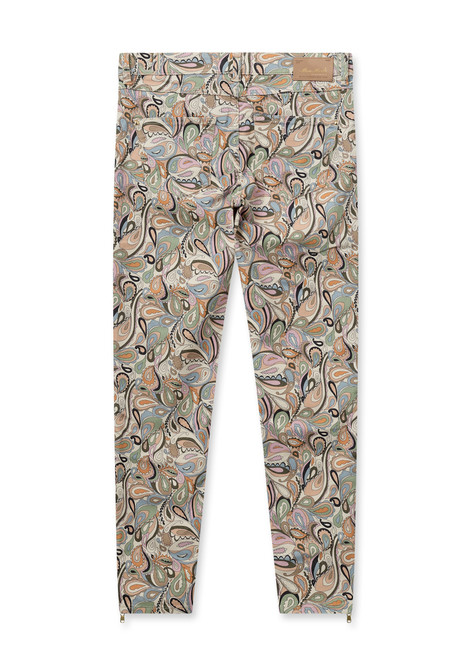 MOS MOSH Smoke Green Mmvictoria Paisley Pant | 161400