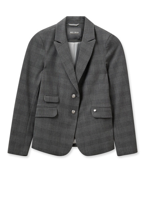 MOS MOSH Sharkskin Mmblake Kimi Blazer | 165970 MOS MOSH Sharkskin Mmblake Kimi Blazer | 165970
