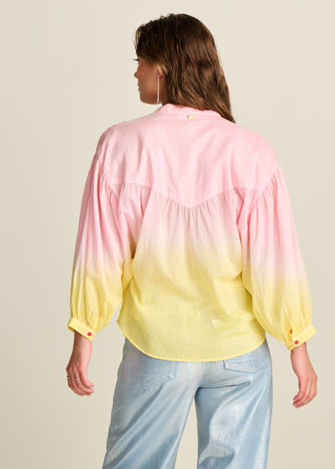 POM Faded Blooming Pink Blouse | SP7739