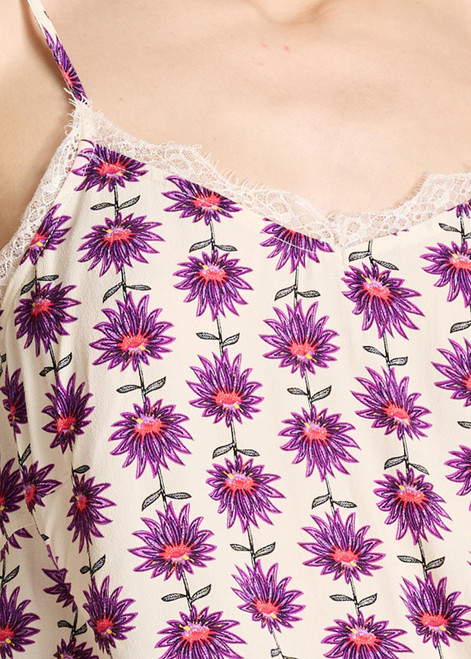 POM Flower Ecru Top | SP7712