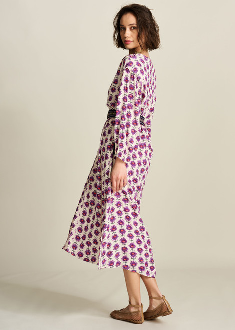 POM Stella Flower Ecru Dress | SP7750 POM Stella Flower Ecru Dress | SP7750