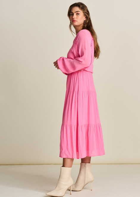 POM Georgie Blooming Pink Dress | SP7756 POM Georgie Blooming Pink Dress | SP7756