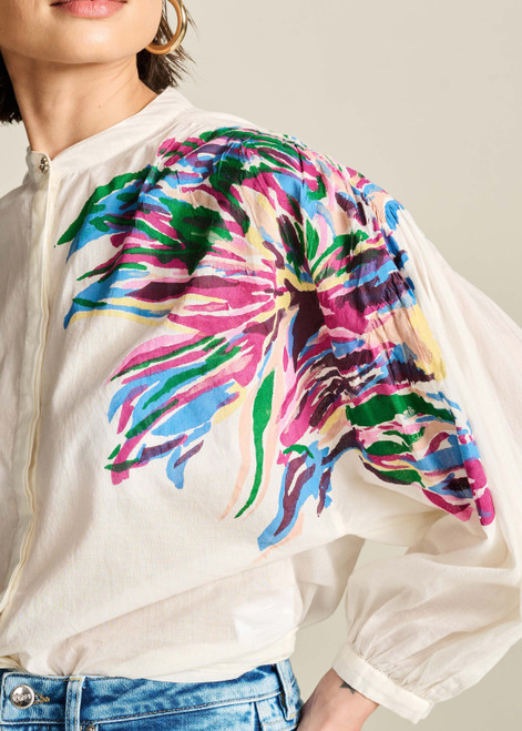 POM Sicilian Ecru Blouse | SP7804