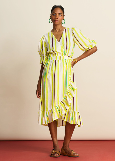 POM Striped Lemon Dress | SP7814 POM Striped Lemon Dress | SP7814
