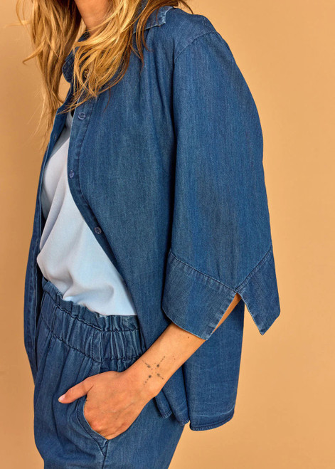 LAUREN VIDAL Tessa Denim Tencel Shirt | TESSA LAUREN VIDAL Tessa Denim Tencel Shirt | TESSA