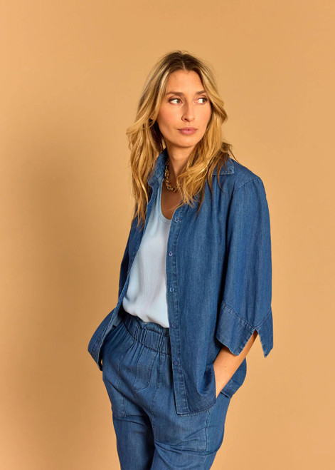 LAUREN VIDAL Tessa Denim Tencel Shirt | TESSA LAUREN VIDAL Tessa Denim Tencel Shirt | TESSA