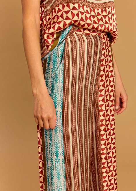 LAUREN VIDAL Zima Patch Print Long Pants | ZIMA LAUREN VIDAL Zima Patch Print Long Pants | ZIMA