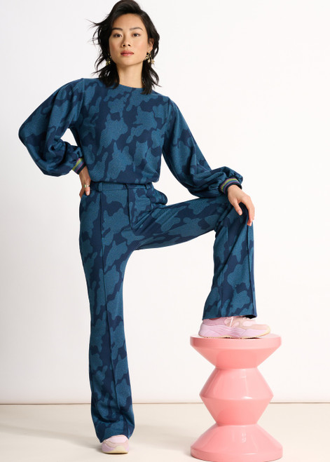 POM Top - Swirl Horizon Blue | SP7394 POM Top - Swirl Horizon Blue | SP7394