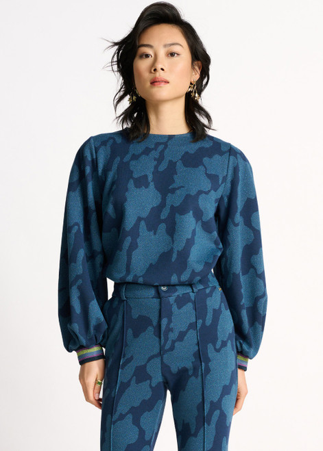 POM Top - Swirl Horizon Blue | SP7394