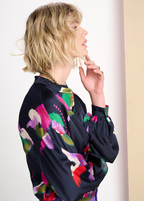 POM Blouse - Violets | SP7413 POM Blouse - Violets | SP7413