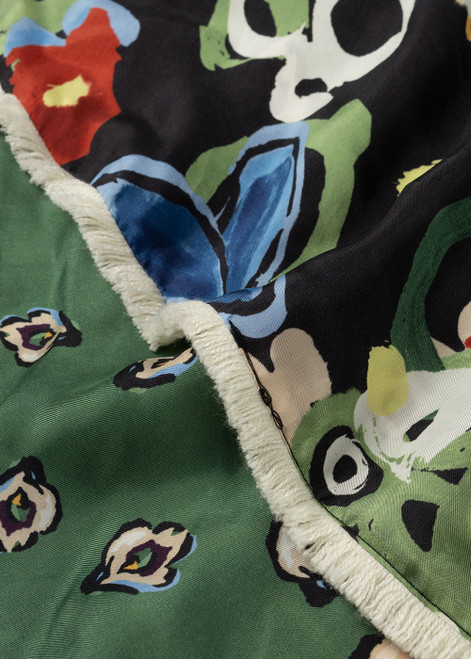 POM Shawl - Double Flower Glory Multi | SP7538
