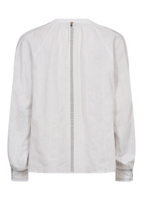 MOS MOSH White Zeina Linen Blouse | 168250 MOS MOSH White Zeina Linen Blouse | 168250