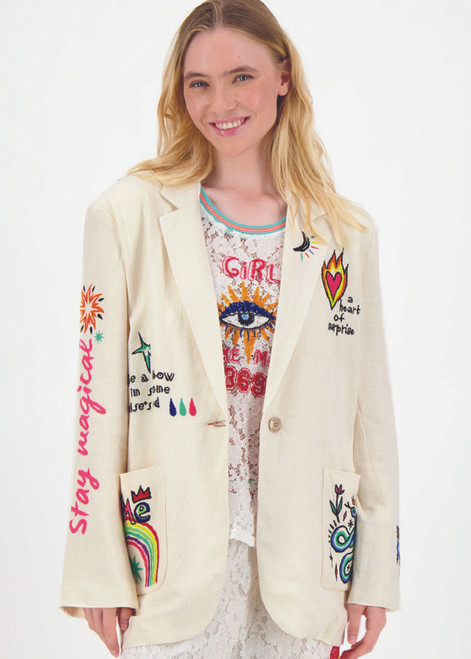 ME369 Enlighment Freya Printed Jacket | 125L50268 ME369 Enlighment Freya Printed Jacket | 125L50268