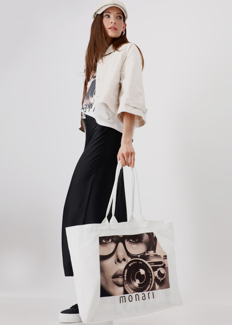 MONARI White Pocket With Woman Print | 409837