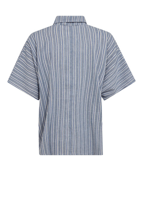 MOS MOSH Regatta Mmlowana Friz Stripe Blouse | 171670 MOS MOSH Regatta Mmlowana Friz Stripe Blouse | 171670