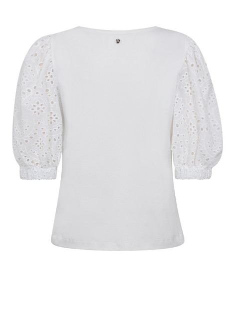 MOS MOSH White Mmpuffy O-Ss Tee | 171000 MOS MOSH White Mmpuffy O-Ss Tee | 171000