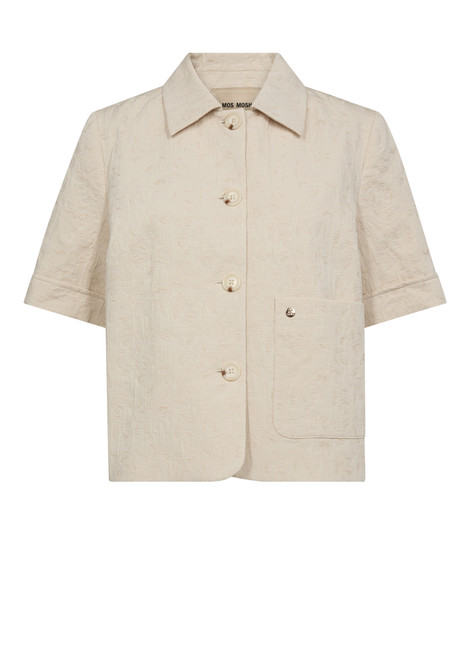 MOS MOSH Ecru Mmsylvie Thilde Jacket | 171410 MOS MOSH Ecru Mmsylvie Thilde Jacket | 171410