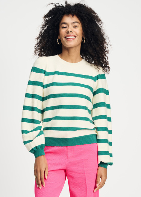 POM Pullover - Striped Fresh Green | SP9055 POM Pullover - Striped Fresh Green | SP9055