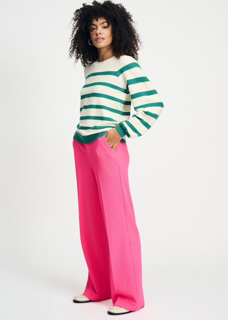 POM Pullover - Striped Fresh Green | SP9055 POM Pullover - Striped Fresh Green | SP9055