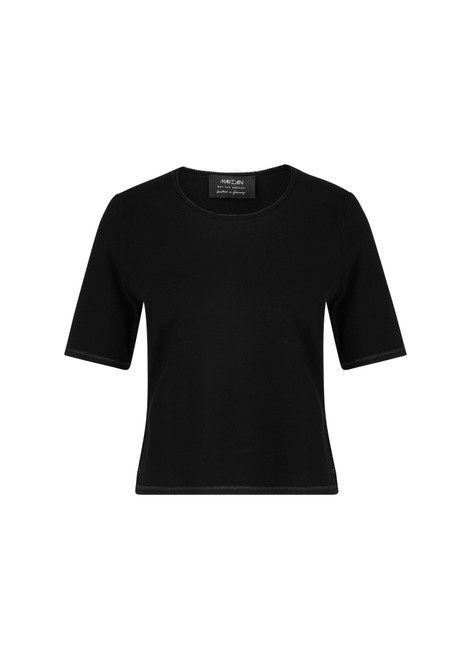 MARC CAIN ADDITIONS Black Sweater Knitted In Germany | ZA 41.09 M11