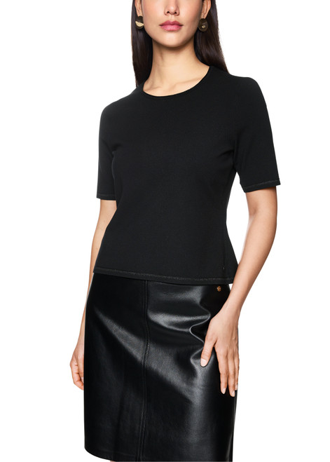 MARC CAIN ADDITIONS Black Sweater Knitted In Germany | ZA 41.09 M11