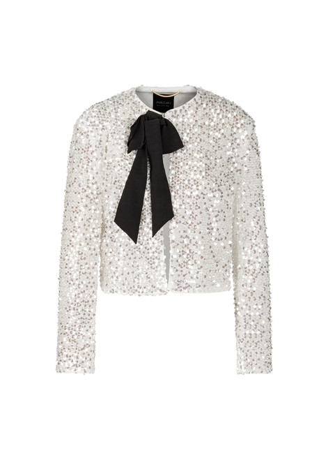 MARC CAIN GLAM Off-White Glamorous Jacket | ZG 31.03 W18