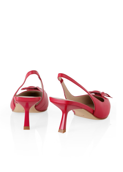 MARC CAIN GLAM Lollipop Slingback Pumps In Calf Leather | ZG SD.01 L02