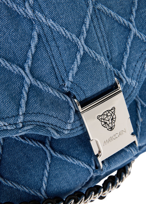 MARC CAIN SPORTS Vintage Blue Denim Shoulder Bag | ZS TI.03 D10