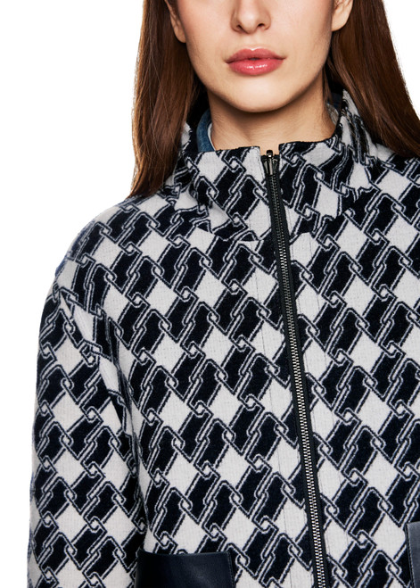 MARC CAIN SPORTS Navy Cool Reversible Jacket | ZS 12.01 W06